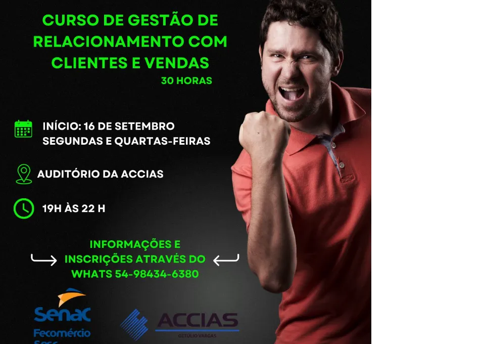 Curso Gestão de Relacionamento com Clientes e Vendas
