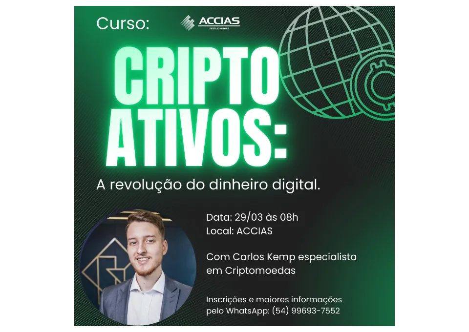CURSO DE CRIPTO ATIVOS: A REVOLUÇÃO DO DINHEIRO DIGITAL
