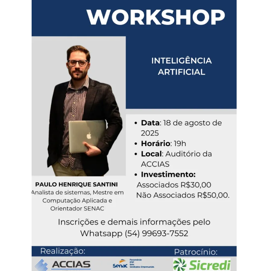  Workshop de Inteligência Artificial!